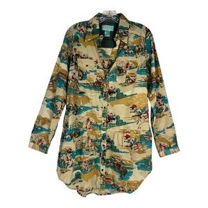 Tasha Polizzi Sz Small Four Corners Tunic/Mini Dress EUC Western Cowgirl